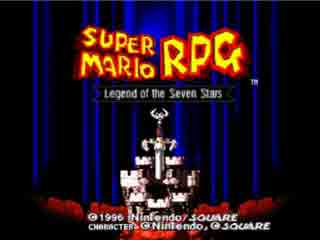 Judul utama Super Mario RPG